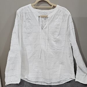 J. Crew Womens Blouse - White - Size XXL